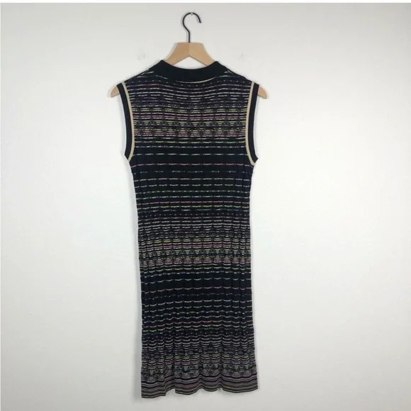 Missoni multicolored black sweater tank dress 10 - Picture 3 of 5